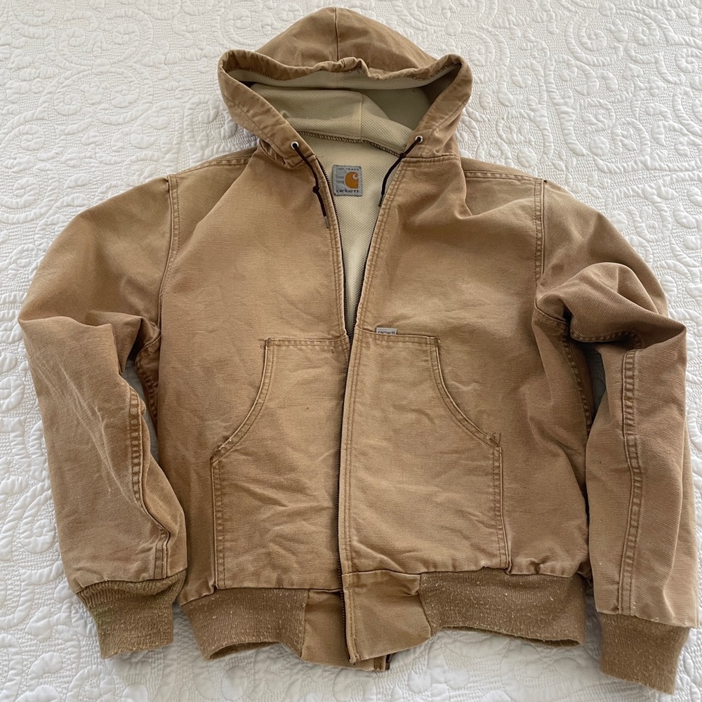 Vintage 1989 Carhartt JR106 Work Wear Thermal Lined 100 Year Anniversary Jacket